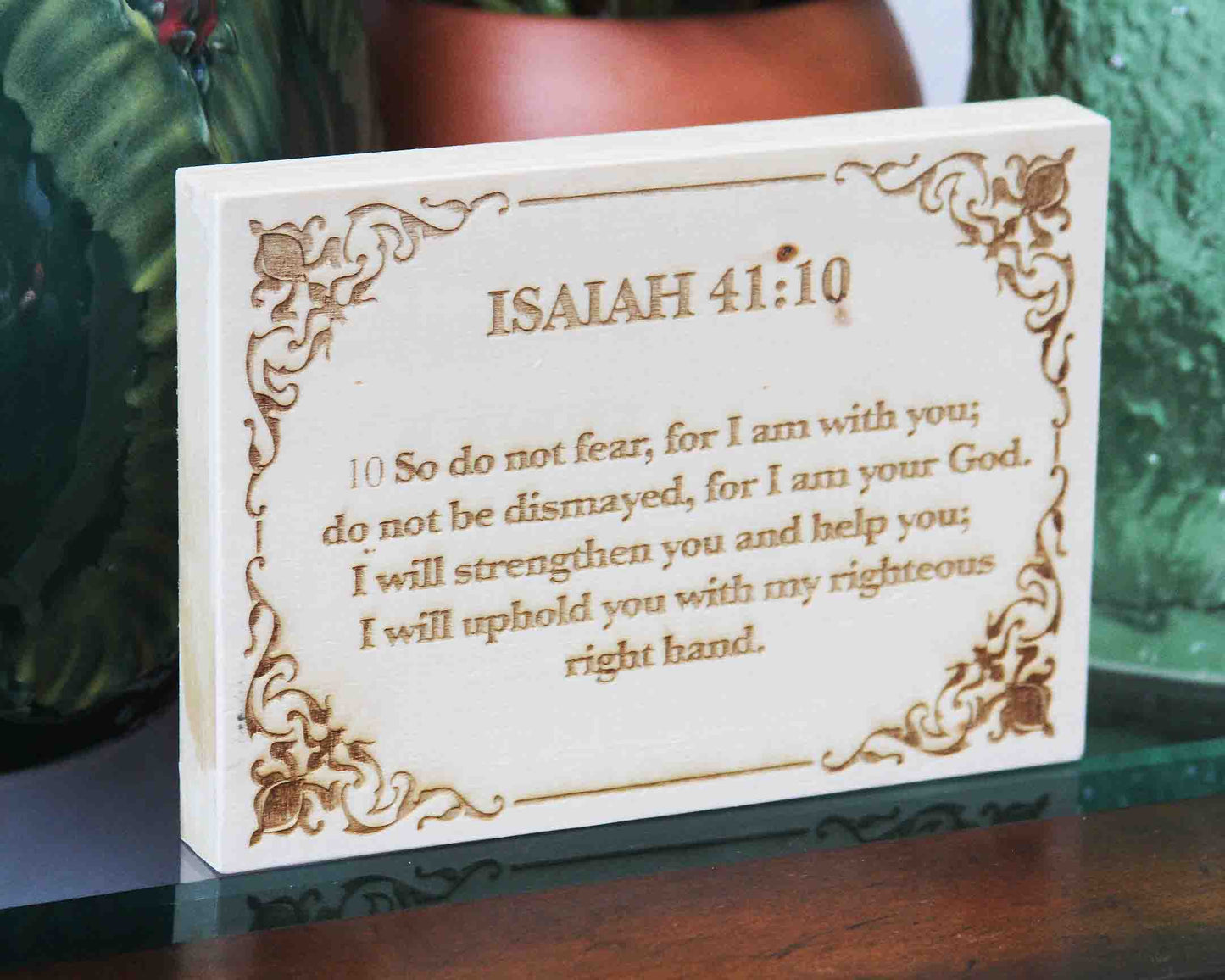 Isaiah 41:10 Wood Panel