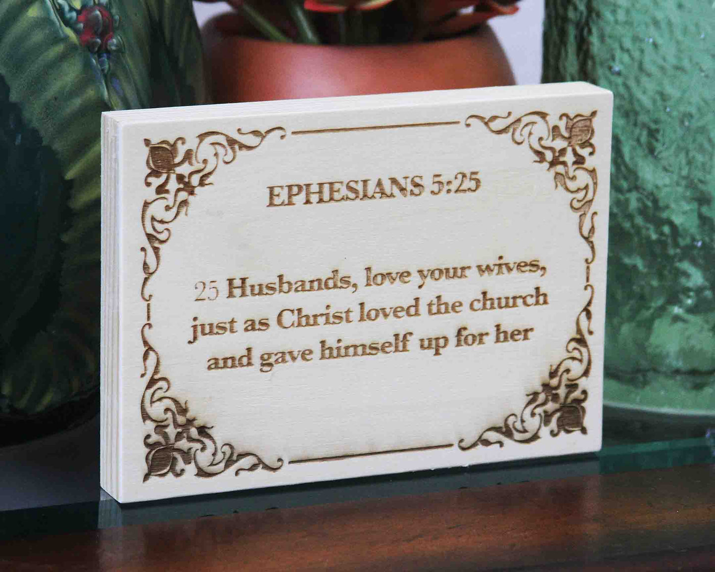 Ephesians 5:25 Wood Panel