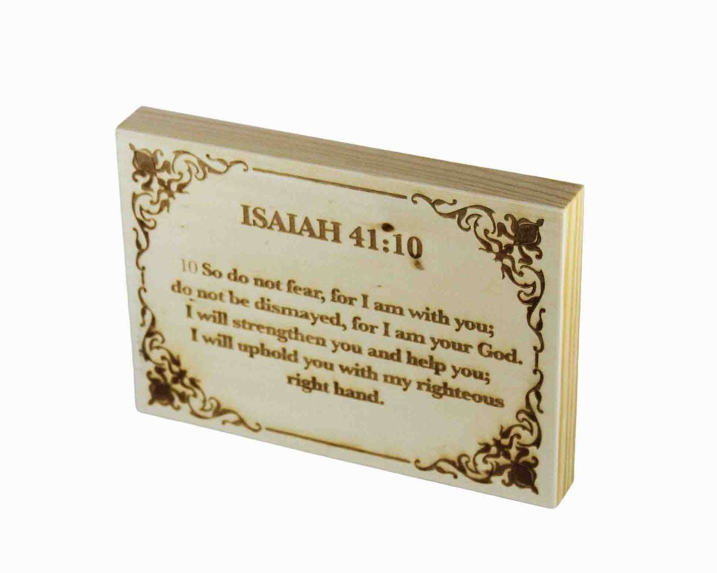 Isaiah 41:10 Wood Panel