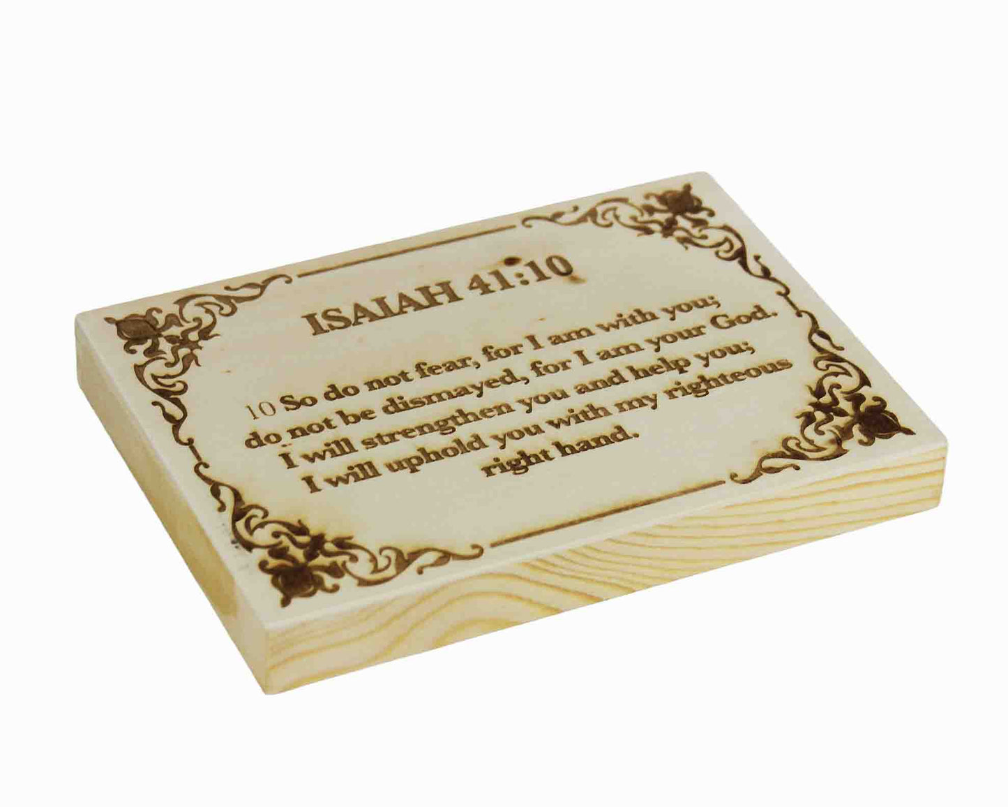 Isaiah 41:10 Wood Panel
