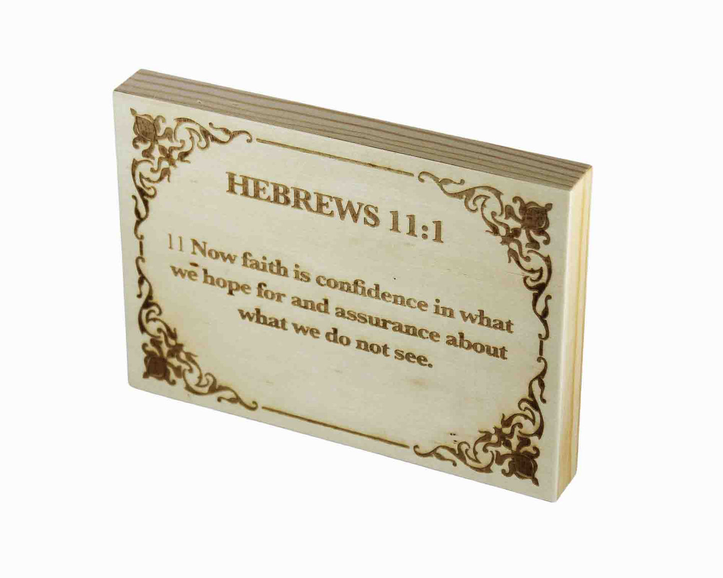 Hebrews 11:1 Wood Panel
