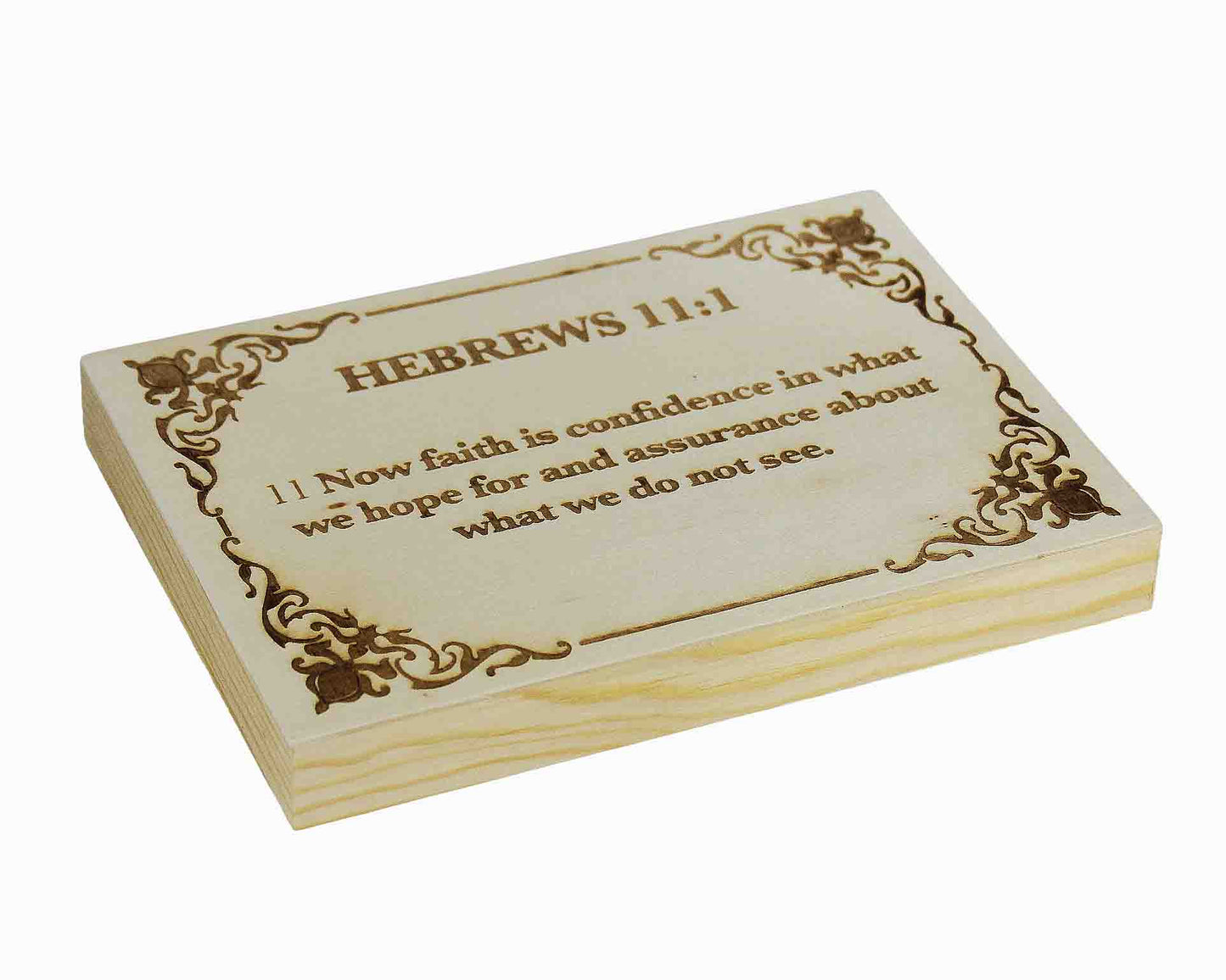 Hebrews 11:1 Wood Panel