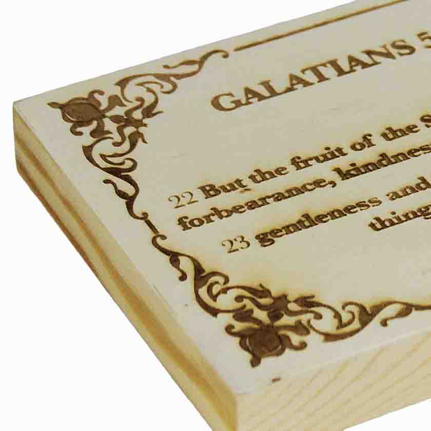 Galatians 5:22-23 Wood Panel