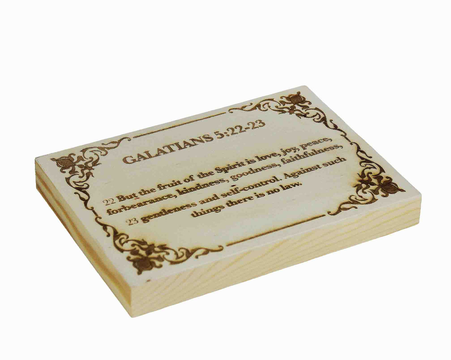 Galatians 5:22-23 Wood Panel