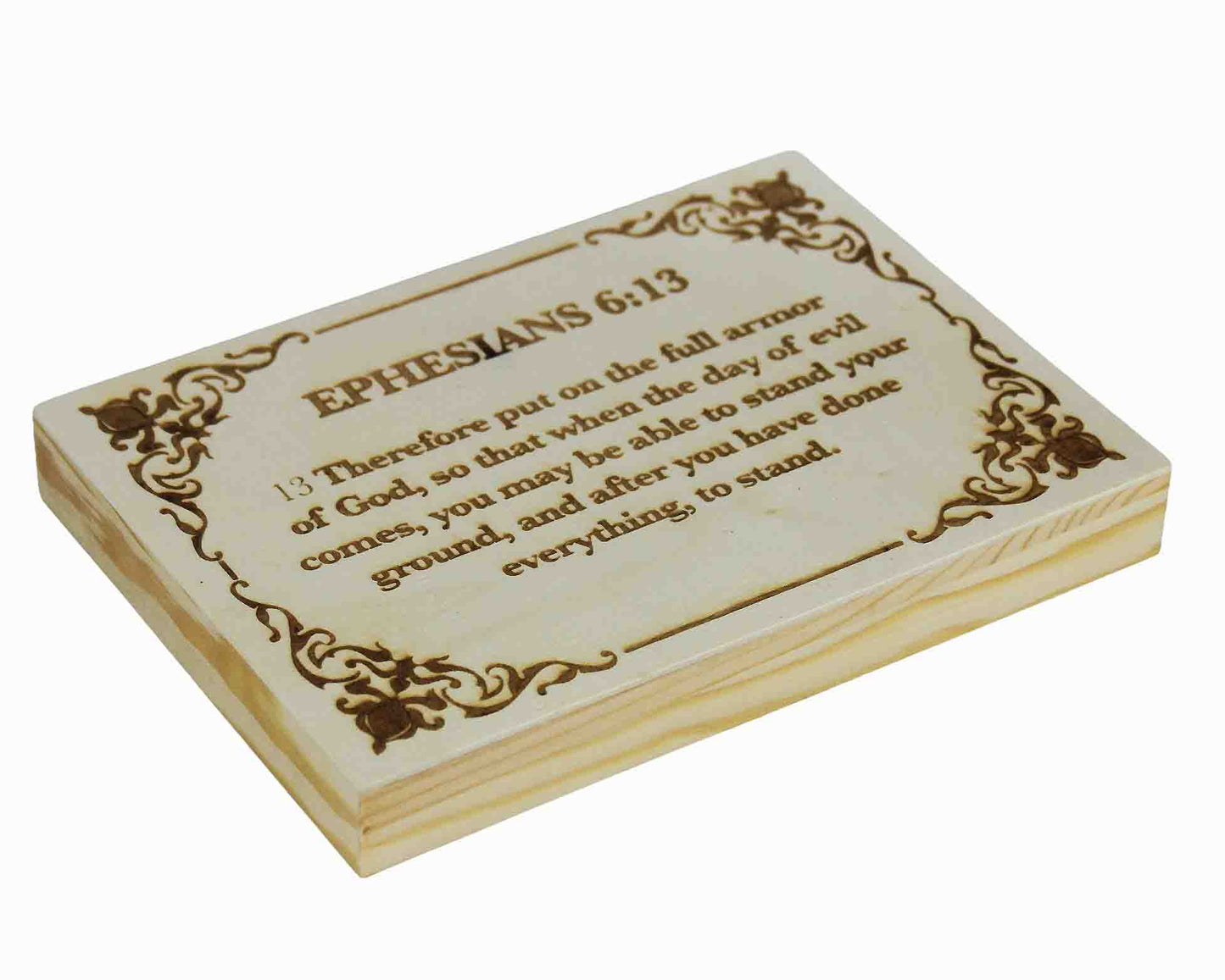 Ephesians 6:13 Wood Panel