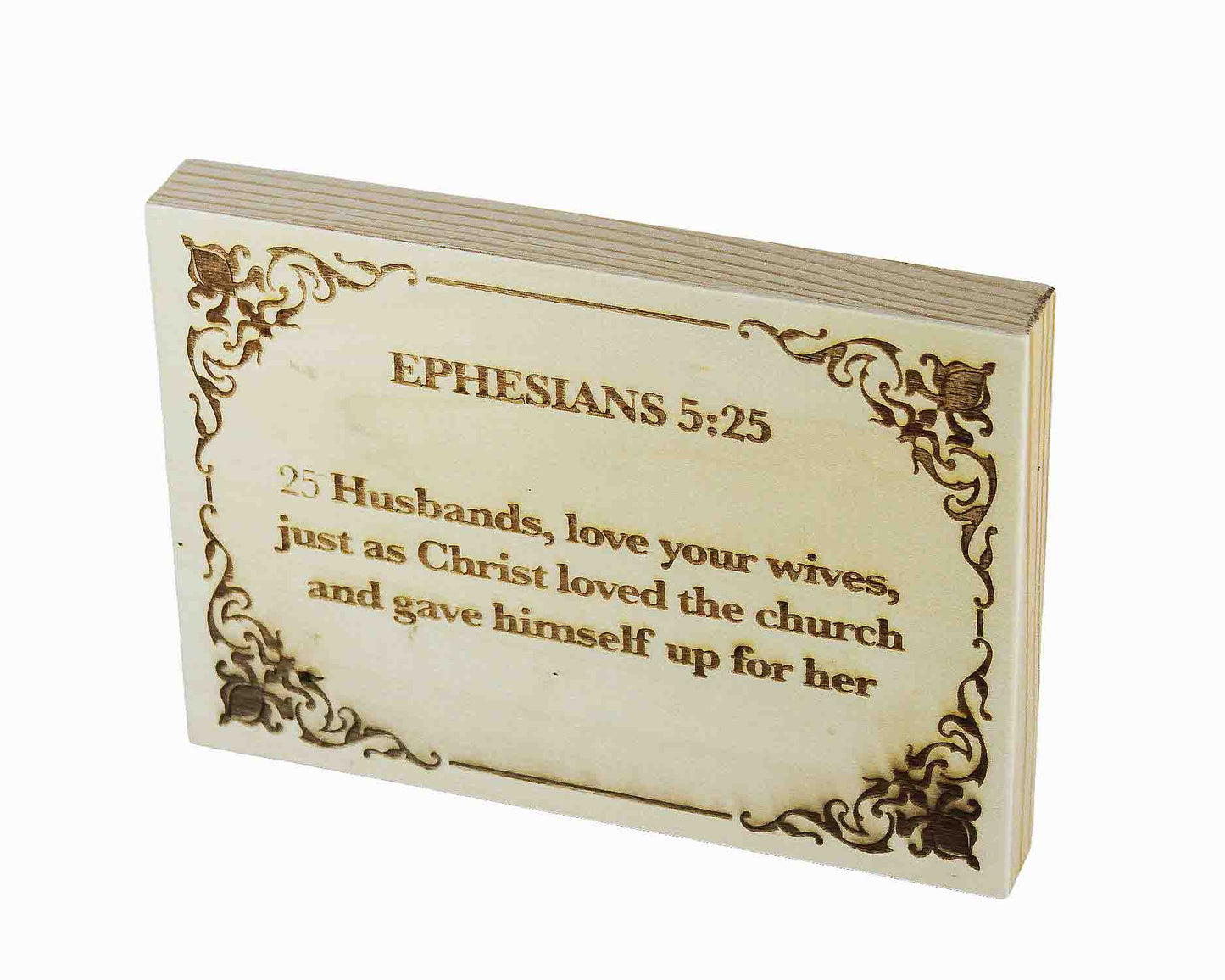 Ephesians 5:25 Wood Panel
