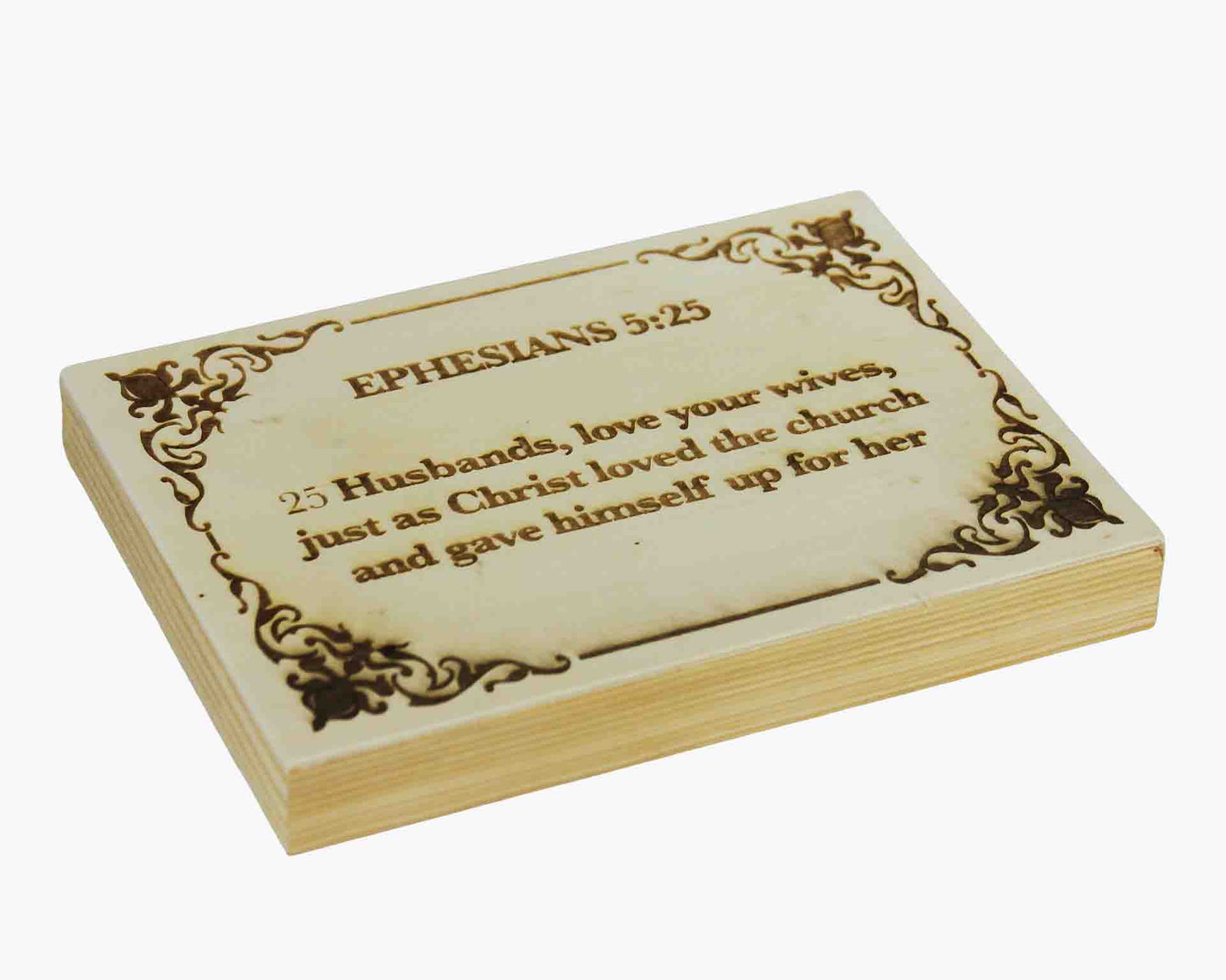 Ephesians 5:25 Wood Panel