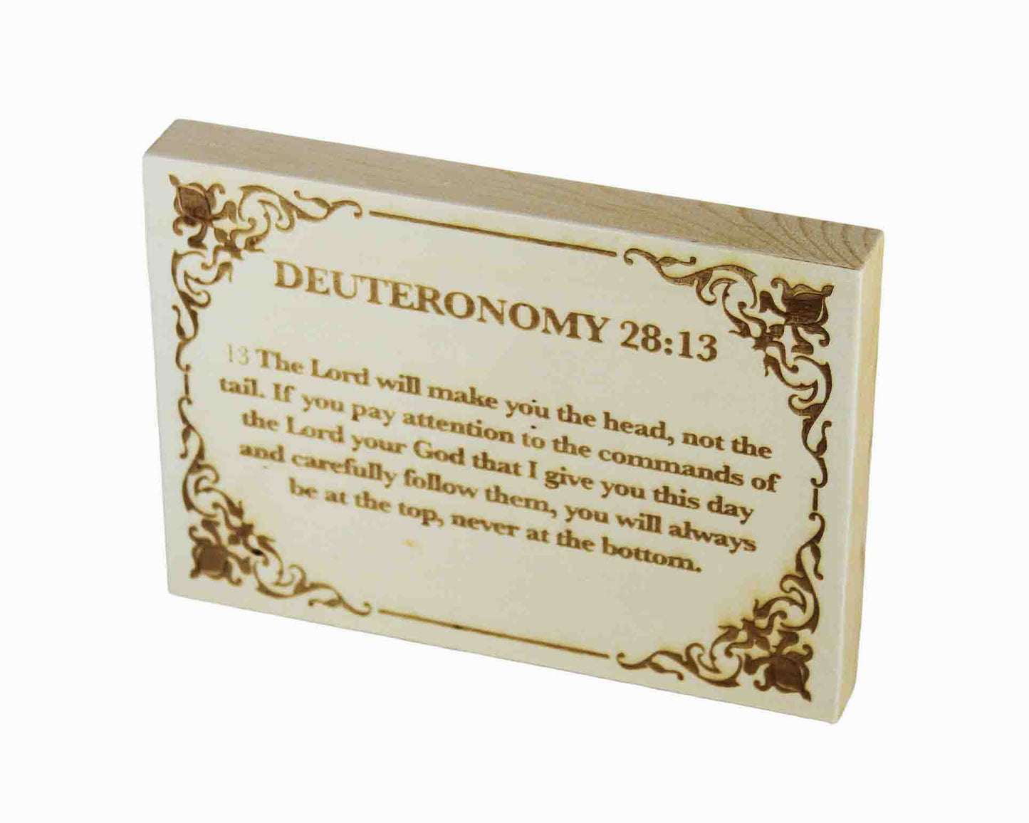 Deuteronomy 28:13 Wood Panel