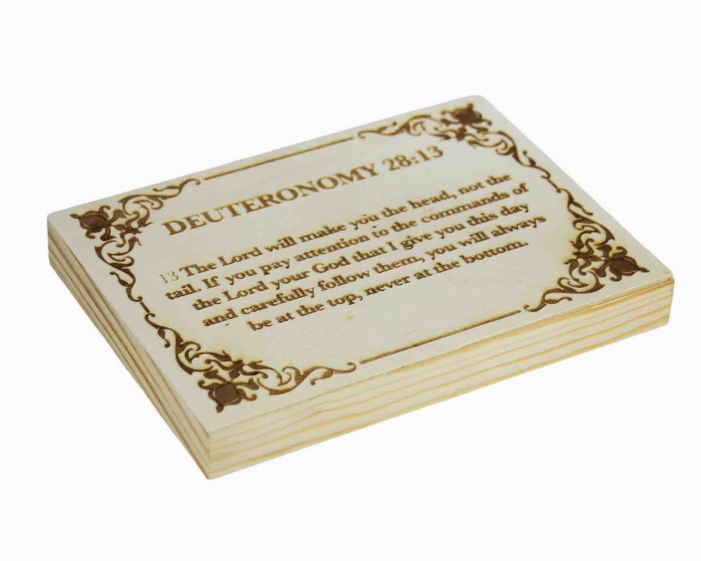 Deuteronomy 28:13 Wood Panel