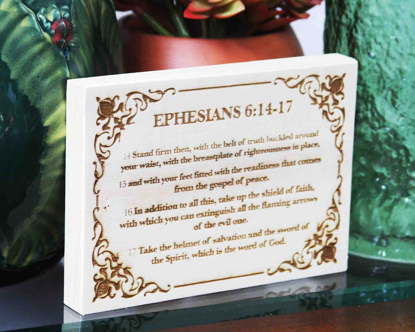 Ephesians 6:14-17 Wood Panel